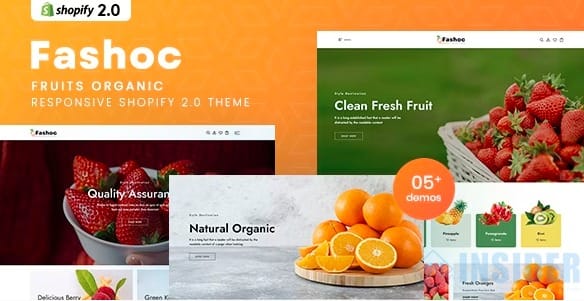 Fashoc - Fruits Organic Responsive Shopify 2.0 Theme v1.0