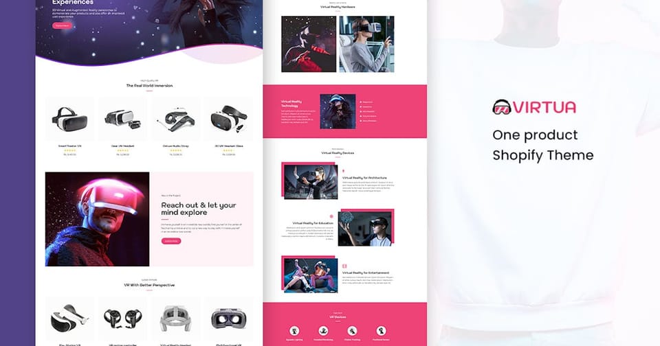 Virtux - One Product Store Shopify Template